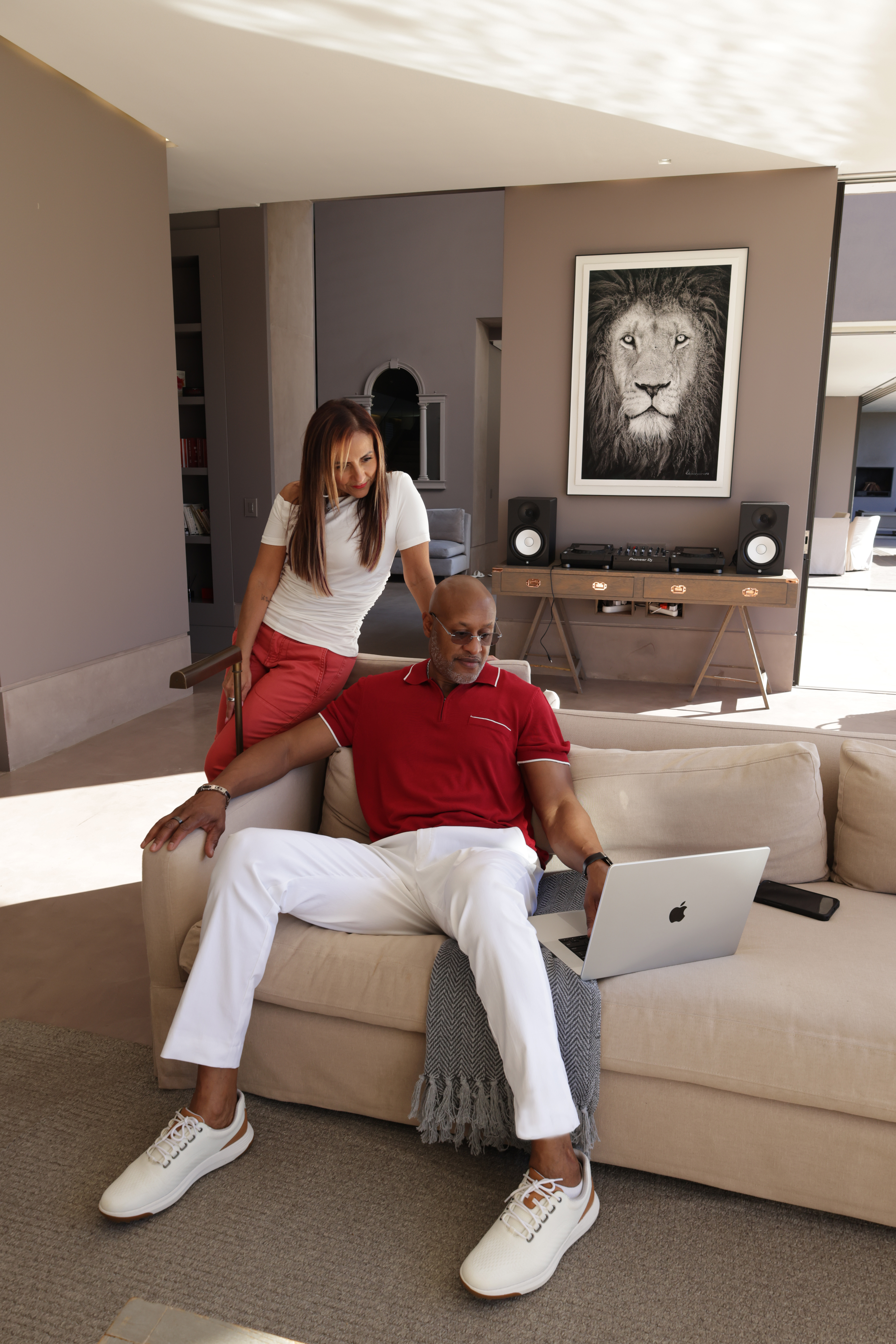 Derica and Len Wade working together for their clients