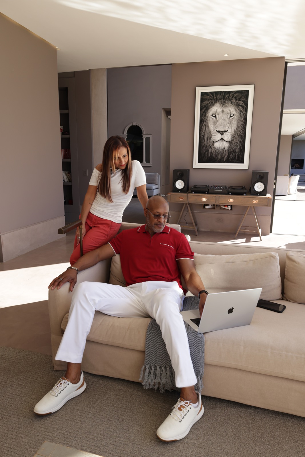 Derica and Len Wade working together for their clients