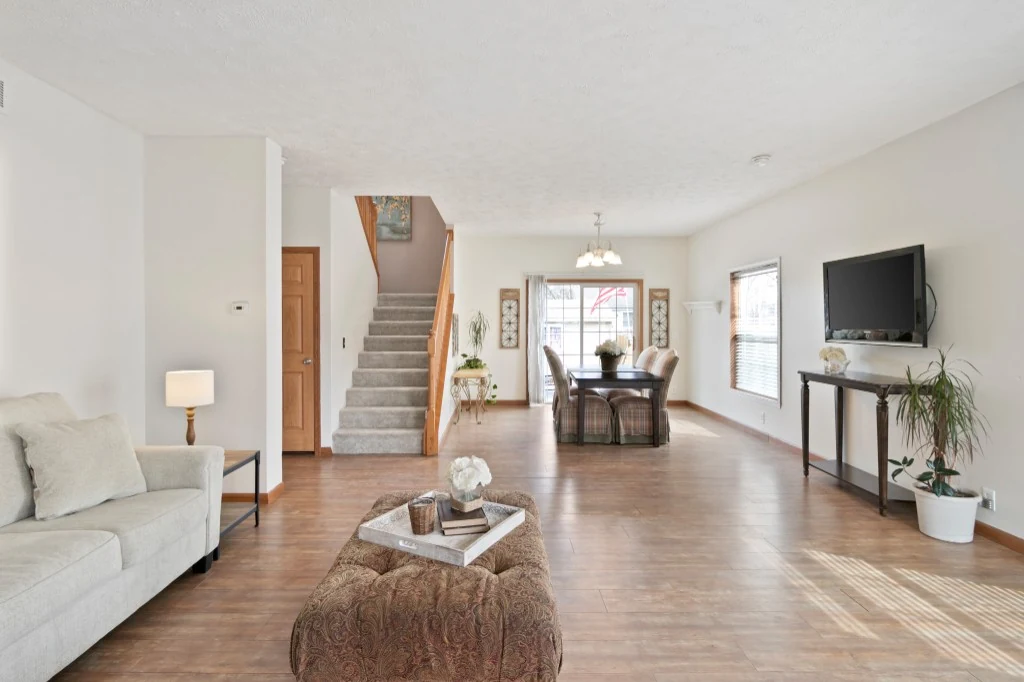 Home listing after preparation: refreshed staging and professional photography that helped the home sell